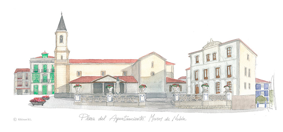 Plaza del Ayuntamiento de Muros del Nalón