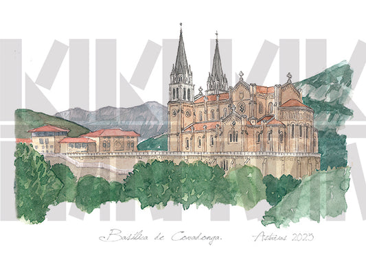 Juego de postales de Asturias