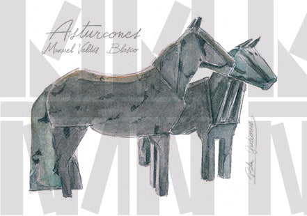 Juego de postales de esculturas de Oviedo-2