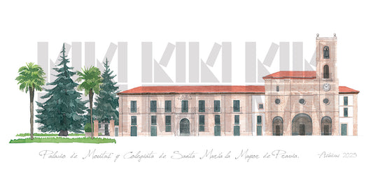 Lámina de La Colegiata de Pravia