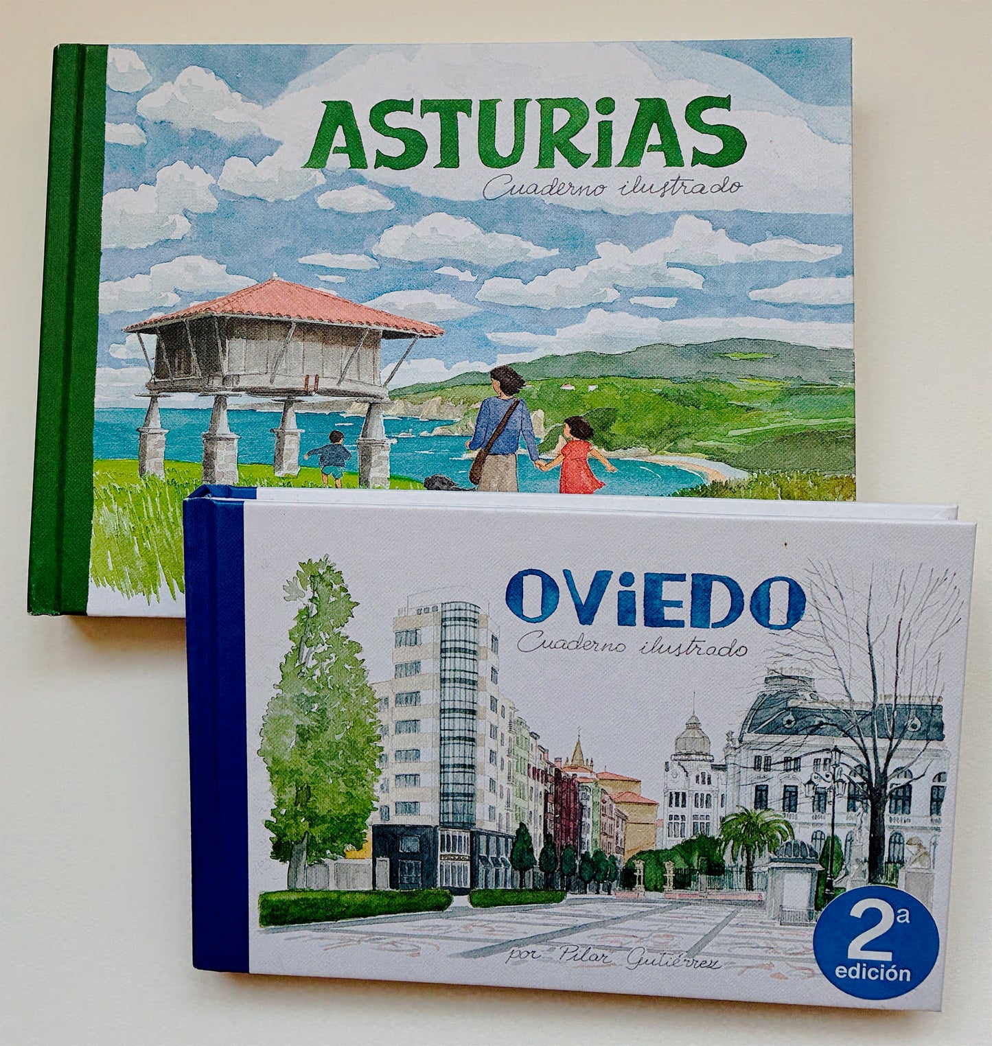 Juego Cuaderno Oviedo+ Cuaderno Asturias