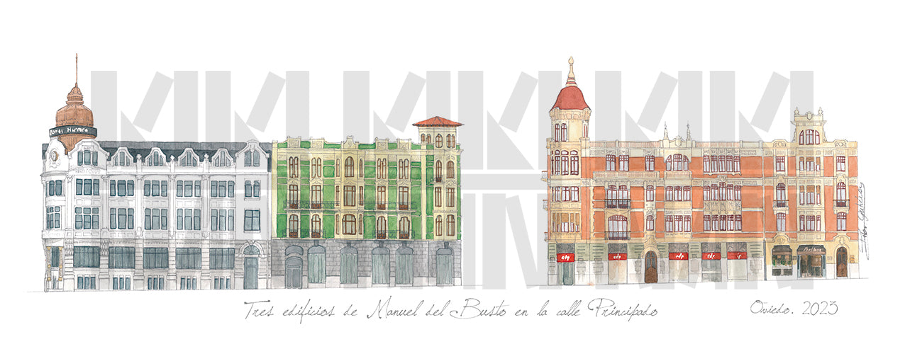 Lámina de la calle Principado