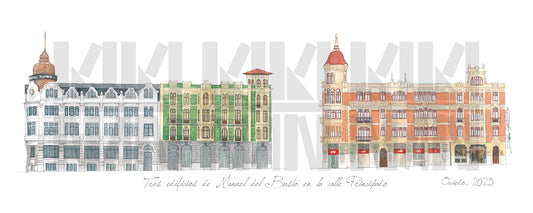 Lámina de la calle Principado