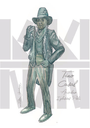 Juego de postales de esculturas de Oviedo-1