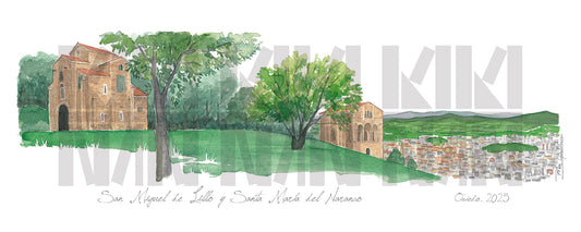 Lámina del Naranco Prerrománico