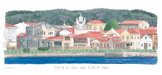 La Arena desde la Ría del Nalón