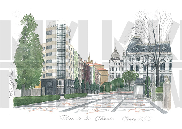 Juego de postales de Oviedo-3