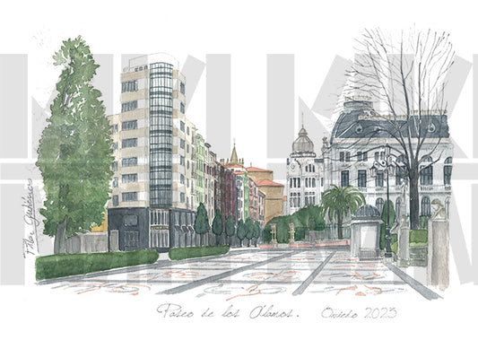 Juego de postales de Oviedo-3