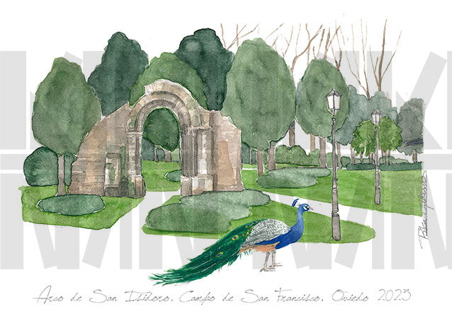 Juego de postales de Oviedo-1