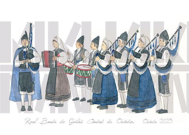 Juego de postales de Oviedo-1